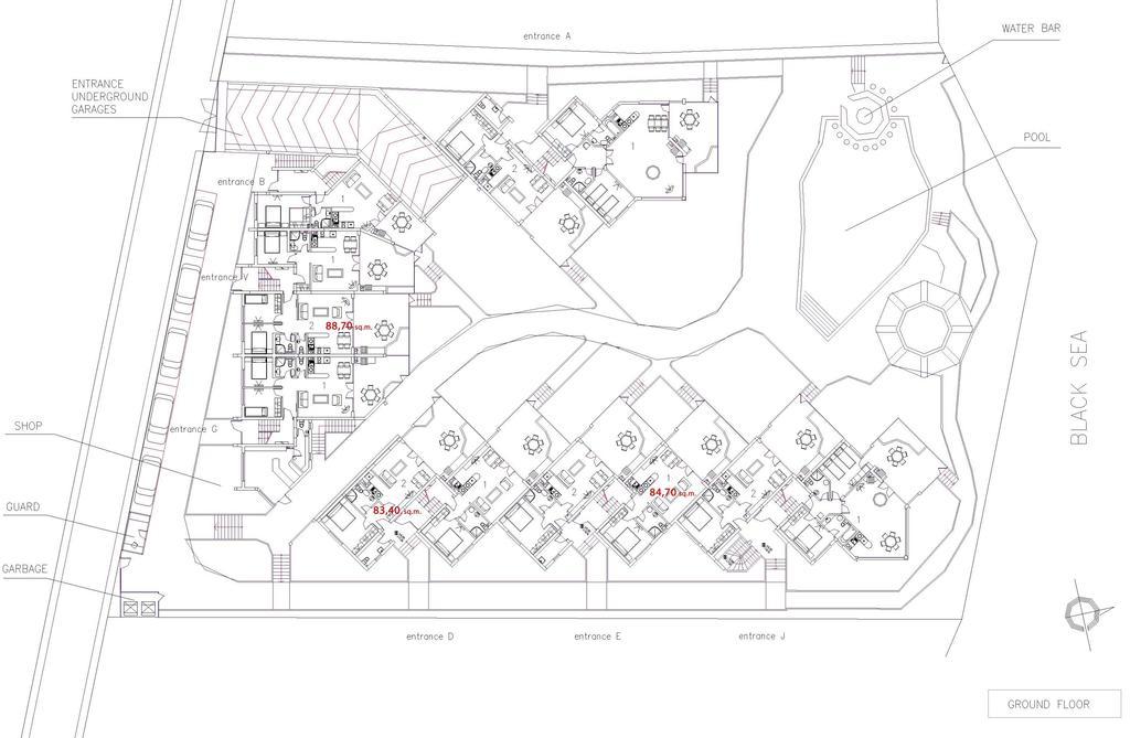 Golden Wave Apartment โซโซโปล ภายนอก รูปภาพ
